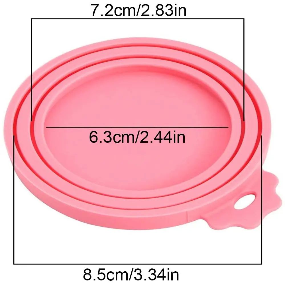 Hot Box Cover Keep Fresh Silicone Can Lid Food Tin Cover Pet Can Covers Cans Cap