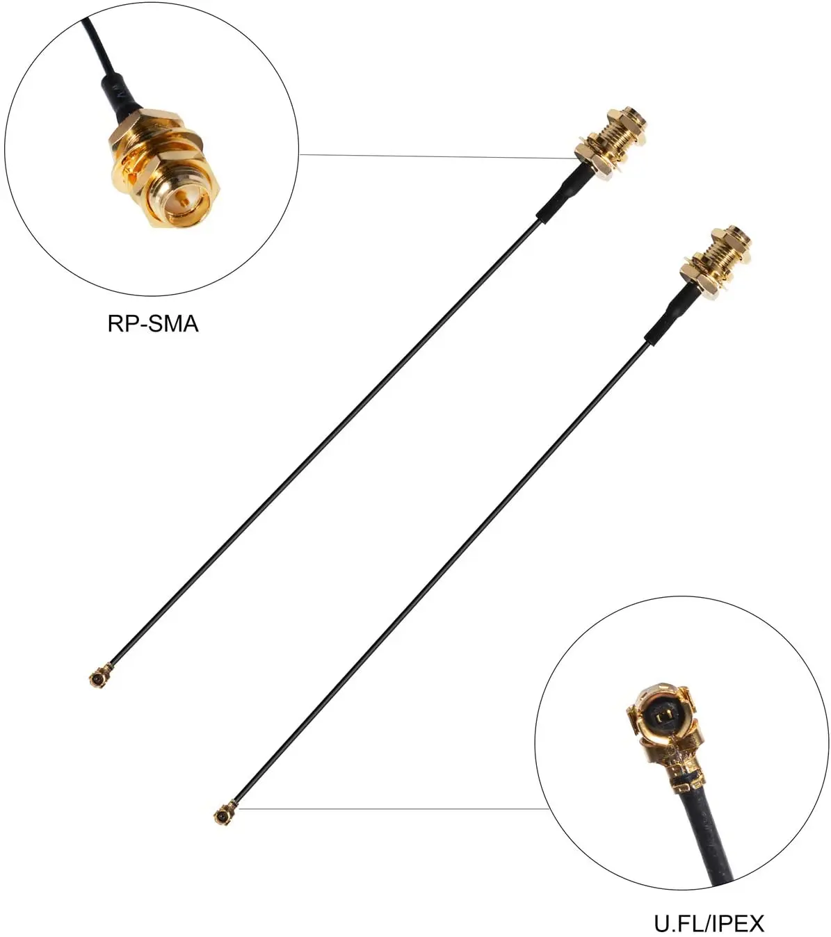 1pc U.FL UFL To SMA Female 1.13mm Pigtail Cable 15CM Special for Wonder Fuoasis