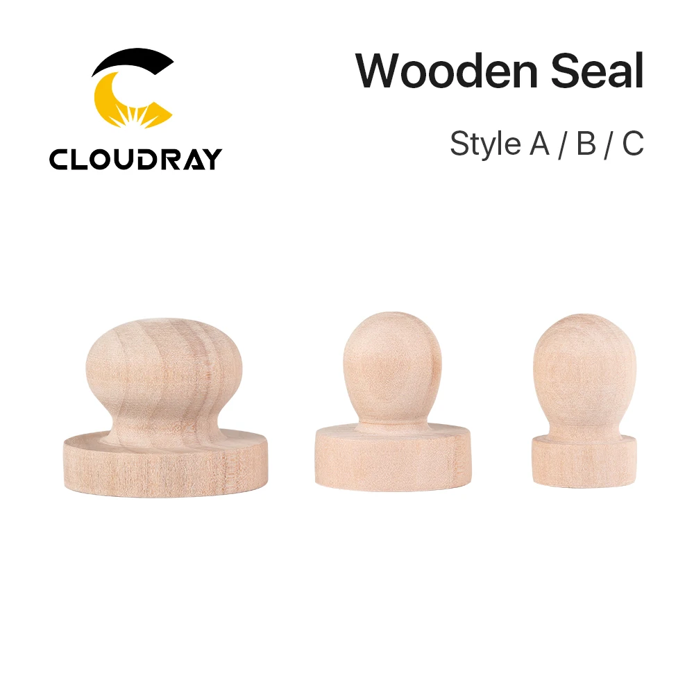 Timbre en bois Ultrarayc pour machine à graver au laser, sceau en bois, matériaux personnalisés, bricolage, CO2