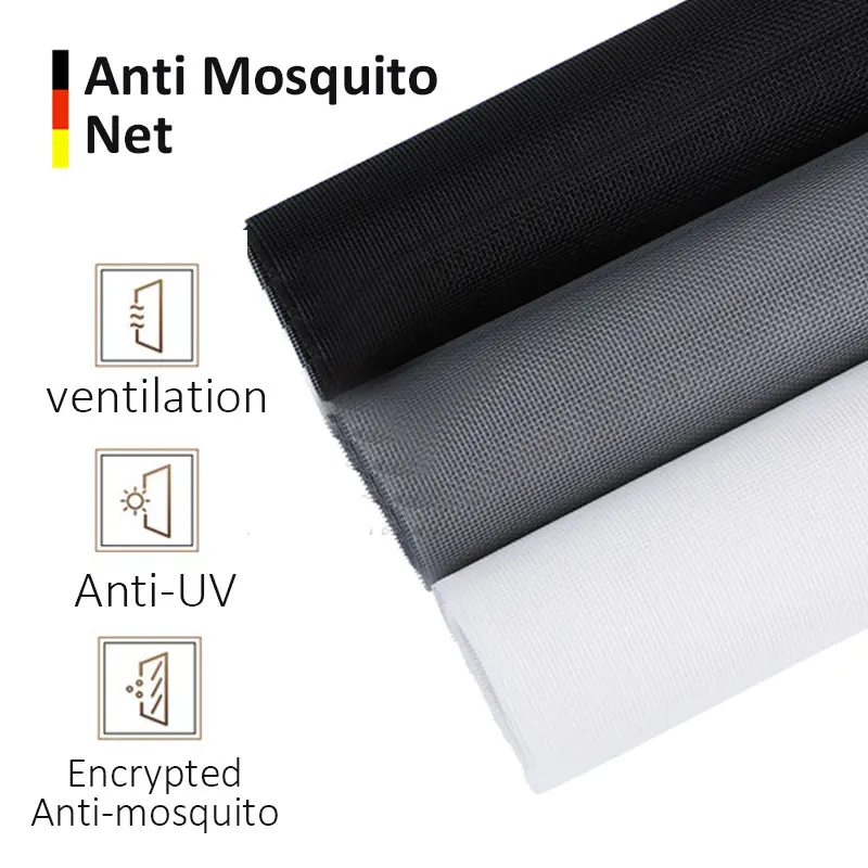 

DIY Customizable Anti Mosquito Net, Cuttable Encrypted Fiber Environmental Screens Self-adhesive Insect-proof Nets Dust-proof