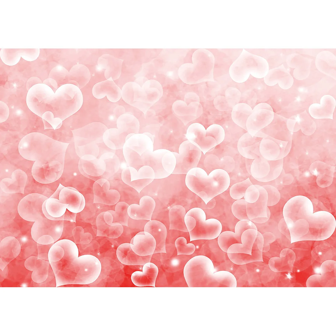 Pink Bokeh Wall Heart Pattern Photography Backgrounds for Photo Shooting Studio Props Children Vinyl Cloth Backdrops Photocall