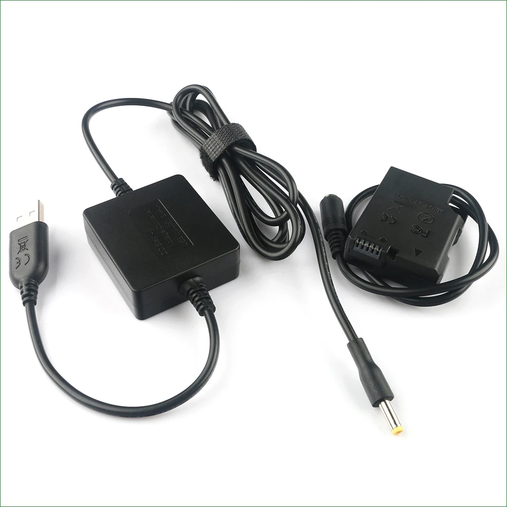 Lanfulang 5V USB to EN-EL14 EL14A EP-5A Dummy Battery Power Bank USB Cable for Nikon COOLPIX P7000 P7100 P7700 P7800
