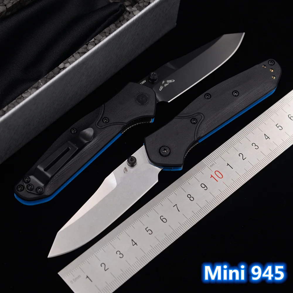 

JUFULE Made New MINI 945 / 945BK Mark S30V Blade G10 Handle Camping Kitchen Hunting Pocket Outdoor EDC Tool Folding Knife