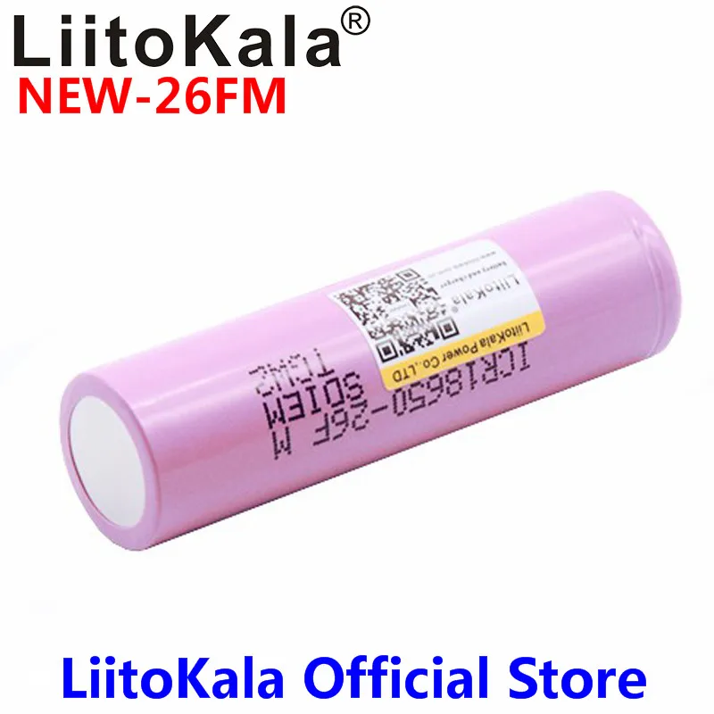 Liitokala Nuovo 100% Originale 18650 2600 Mah Batteria ICR1865026FM Agli Ioni di Litio 3.7 V Batteria Ricaricabile