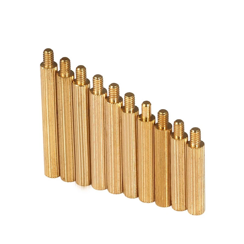 M2 single head copper column screw security copper column camera stud M2x3x3-M2x40x3