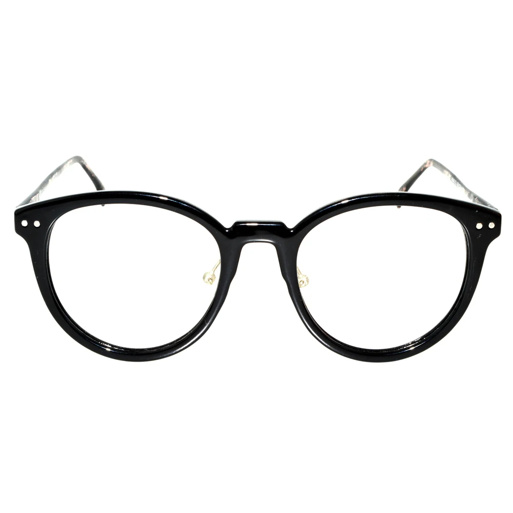 

Retro Reading Glasses Round Black Frame Optical Eyeglasses for Men Women Ultralight Luxury+1 +1.5 +2 +2.5+3 +3.5 +4