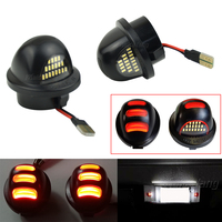 White Red 18SMD LED Number License Plate Light For Ford F150 F-150 F-250 F-350 F-450 F 150 250 350 450 Auto Lamp 12V Car Styling