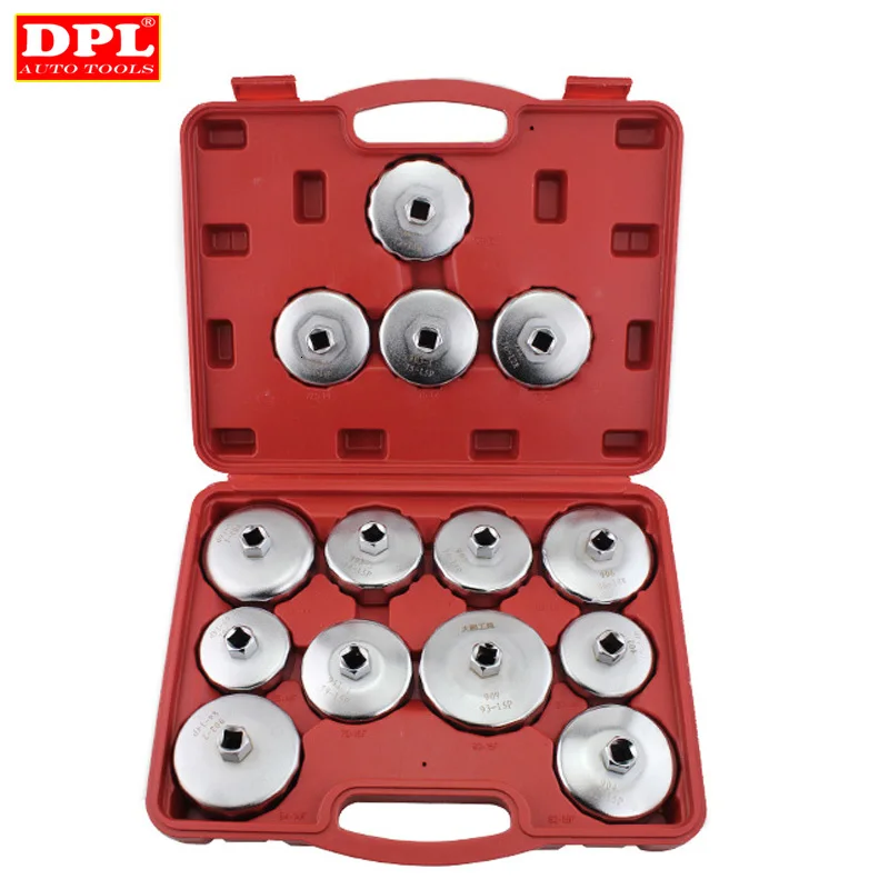 

14pcs Cap Type Oil Filter Removal Oil Filter Wrench Fuel Filter Tool