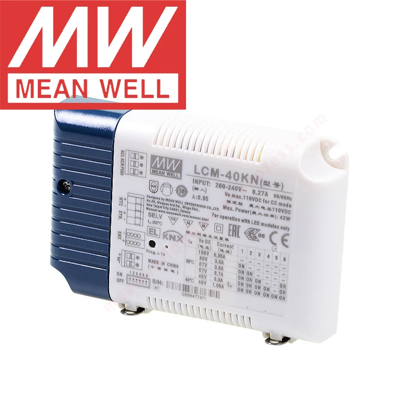 Mean Well LCM-25KN 25W Multiple-Stage Constant Current Mode LED Driver With DIP switch and KNX interface KNX LED power