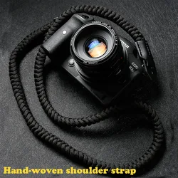 New Hand-Woven Umbrella Rope Camera Strap For SLR Canon-Nikon-Pentax-Leica-Olympus-Fuji-Sony Micro Single Shoulder Strap