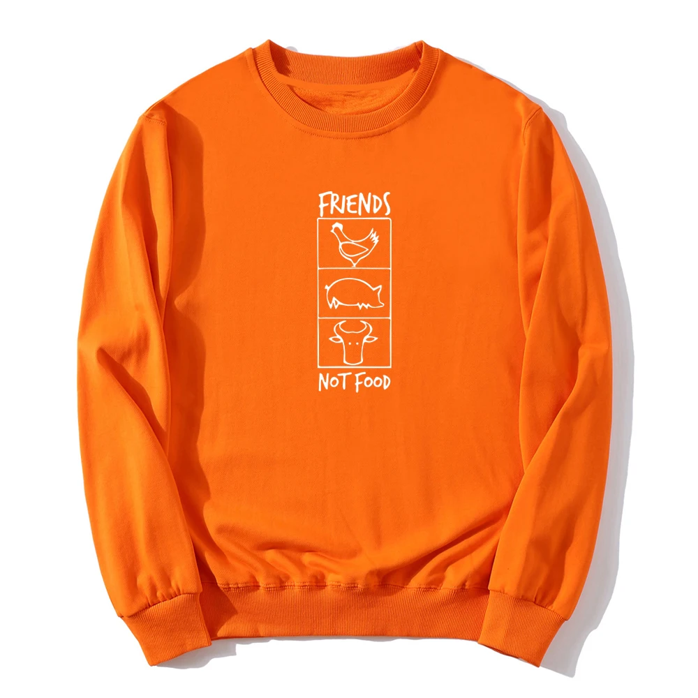 Funny Friends Not Food hoodies for women fall coat winter casual pullovers hipster Vegan Vegetarian shirt drop shipping