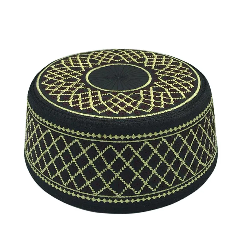 Sombreros de oración musulmanes para hombres, bordado de algodón, ocio, Arabia Saudita, sombrero islámico, turbante musulmán, gorra judía, pañuelo