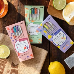 Japan UNI  Fruit Tea Color Limited Gel Pen UNI-BALL ONE UMN-S-38  Gel Pen School Creative Writing Stationery 0.38mm