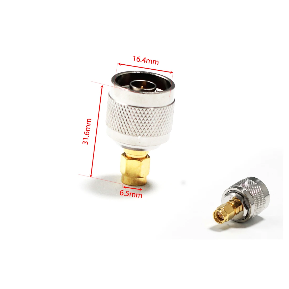 1pc N  male plug  switch SMA  male plug  RF Coax Adapter convertor Straight   Nickelplated  NEW wholesale