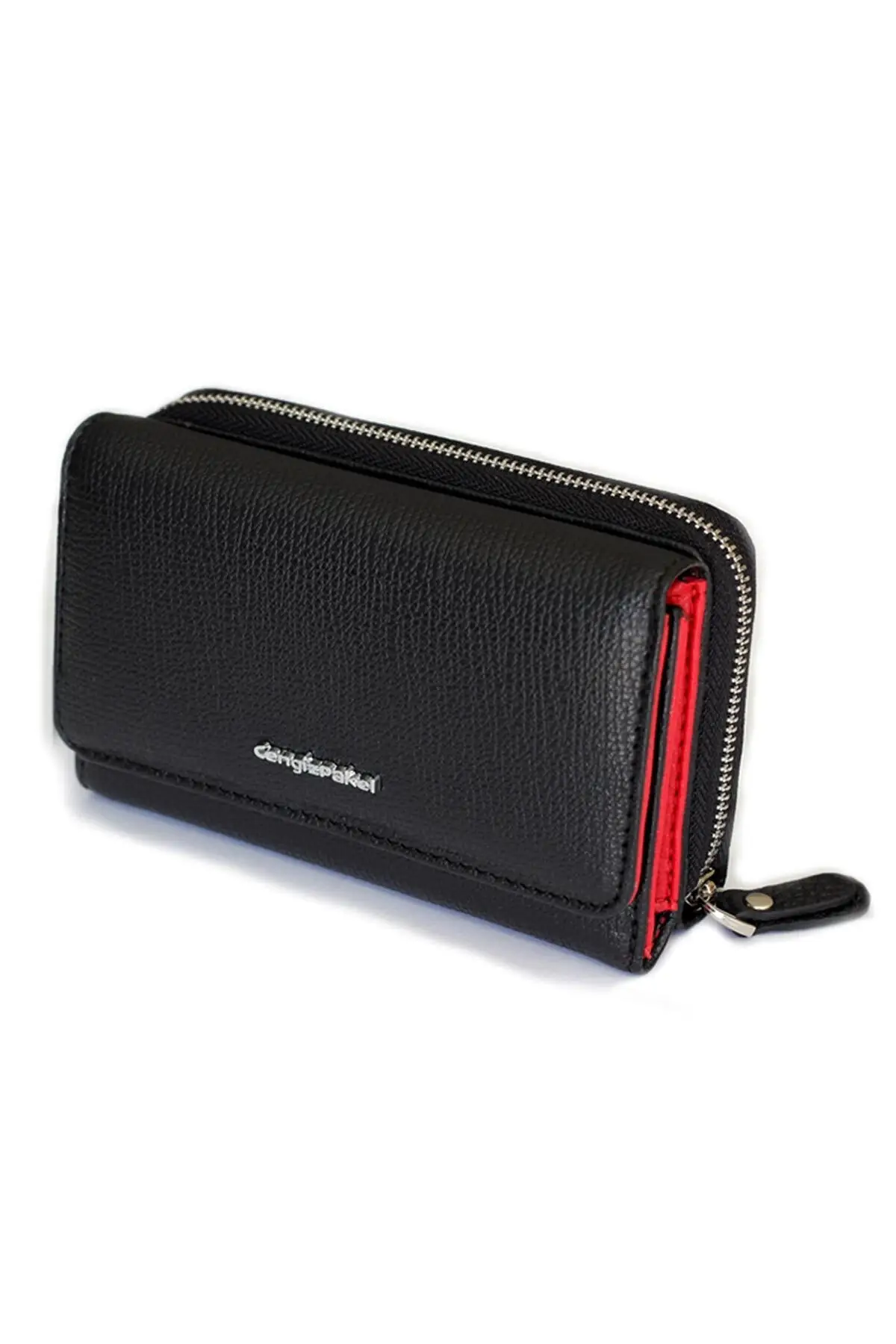 Women's Wallet 65218 Black-red