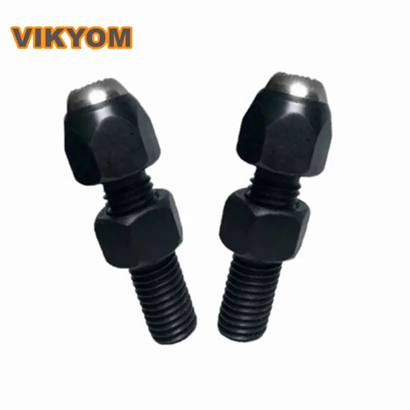 Flat tooth surface moving steel ball screw tool fixture positioning screw Dynamic steel ball positioning screw support