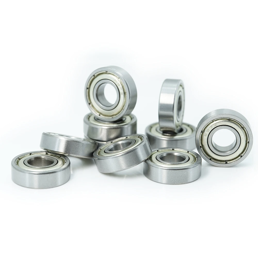 

697ZZ Bearing ABEC-1 10PCS 7x17x5 mm Miniature 697Z Ball Bearings 619/7 ZZ Z2V1 Quality