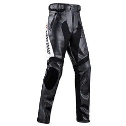 Men's women Motorcycle Racing  Riding pants  AVRO PU Microfiber Leather Jacket Waterproof Lining