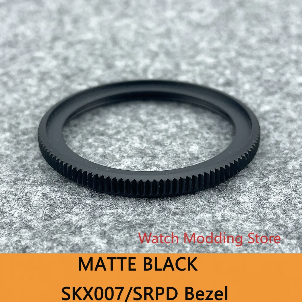 NEW ARRIVAL SKX007/SRPD Coin Edge Matte Black Bezel 316L Stainless Steel