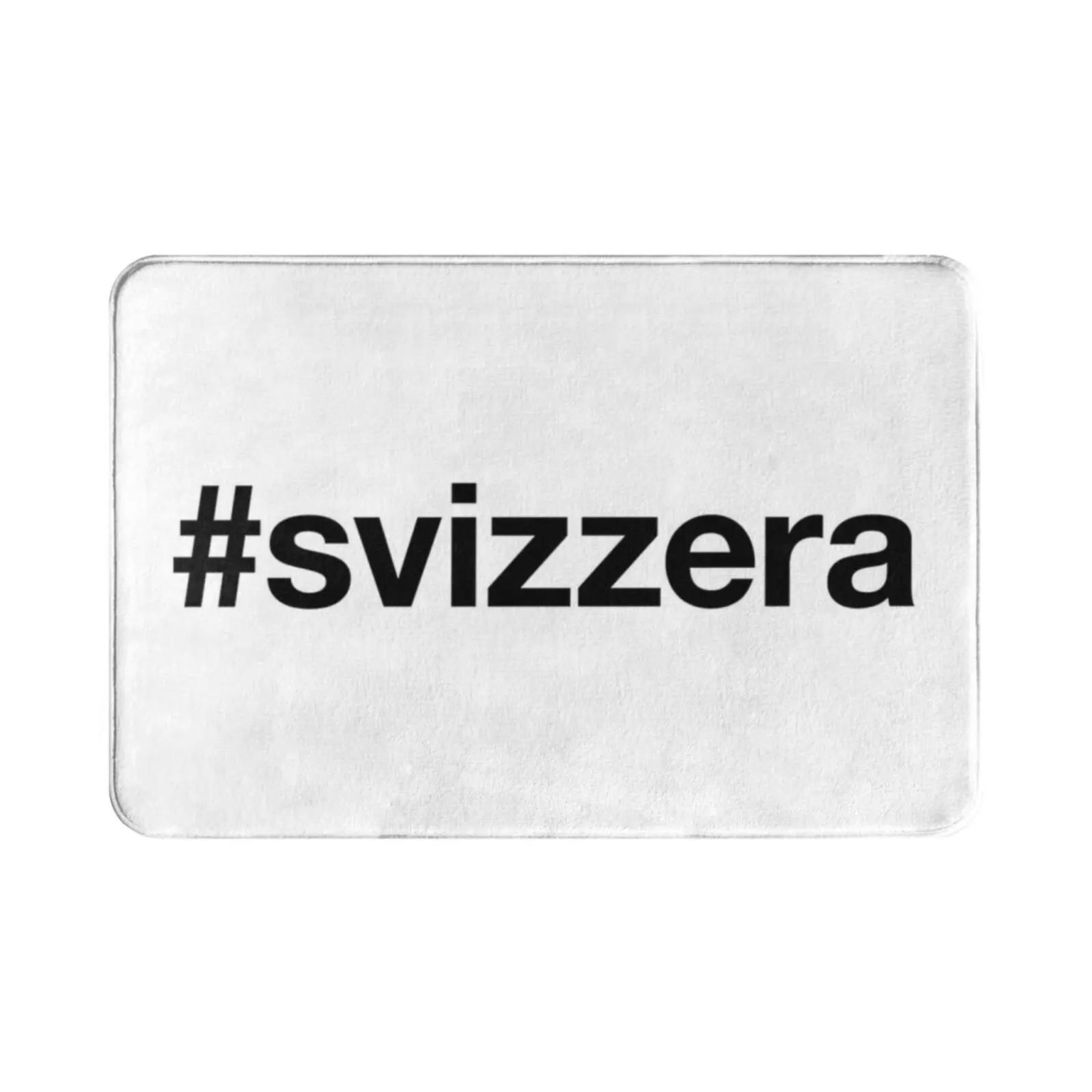 Svizzera Hashtag Carpet Mat Rug Cushion Soft Non-Slip Svizzera Lugano Locarno Ticino Basel Zürich Alps Switzerland Suisse