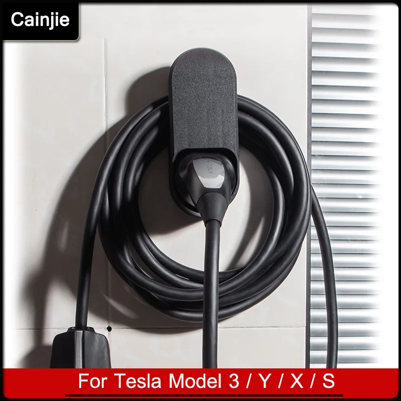 2022 New Tesla Car Charging Cable Organizer Holder For Model 3 S X Y Wall Mount Charger Connector Bracket Accessories