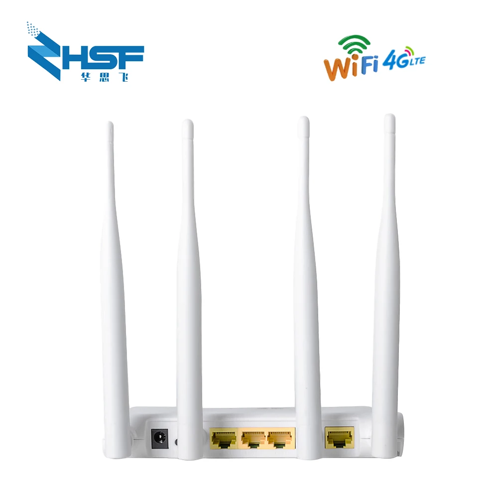 Imagem -03 - Roteador sem Fio com Slot para Cartão Sim Barato 300mbps 4g Lte Vpn Cpe 3g 4g Wifi Móvel Hotspot Pcs Antena Externa 32 Usuários