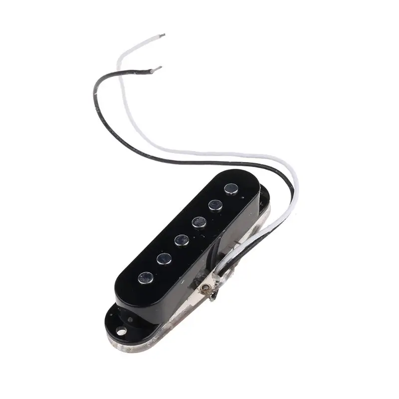 6 Strings Electric Guitar Pickups Single Coil Bass Black Stable Sustain Effect Keeps Sound Clarity 2021 NEW Guitar Coil