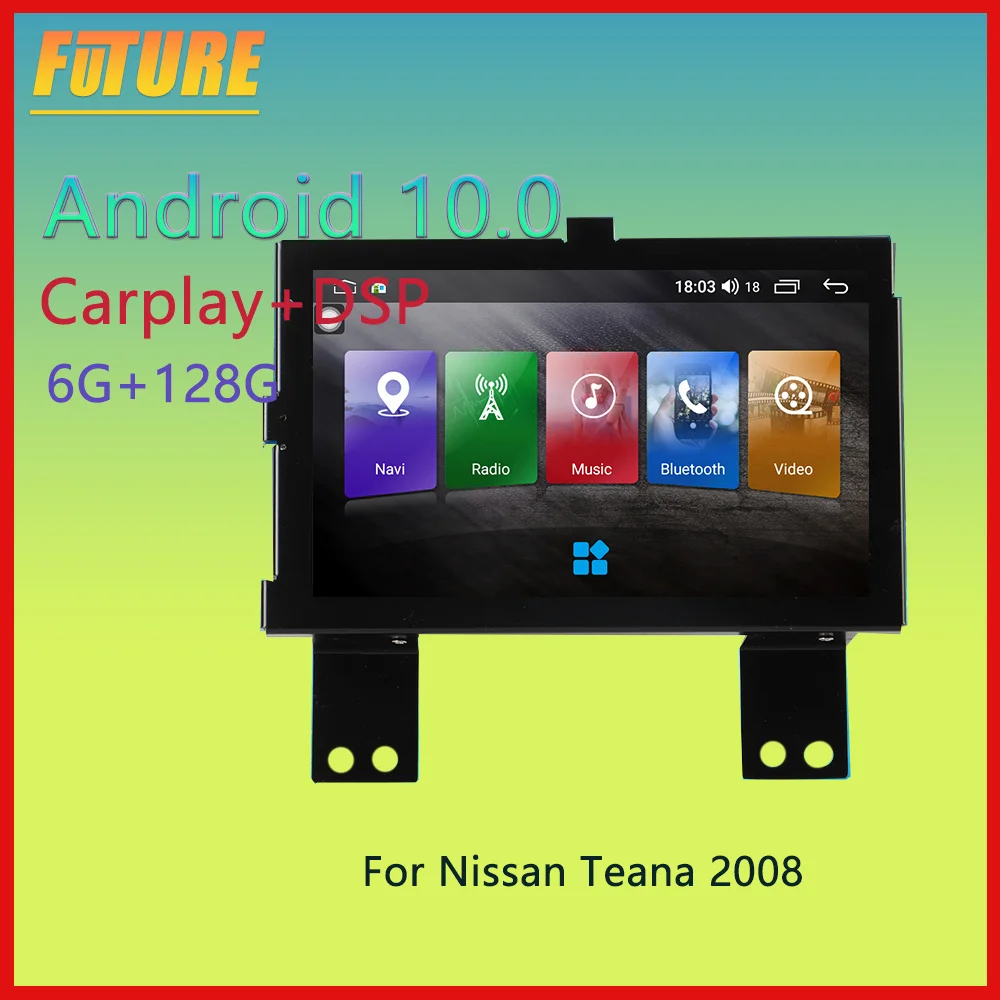 6G 128G Car Android Radio For Nissan Teana 2008 Car Multimedia DVD Player Stereo Receiver GPS Navigation Carplay 2 Din Head Unit