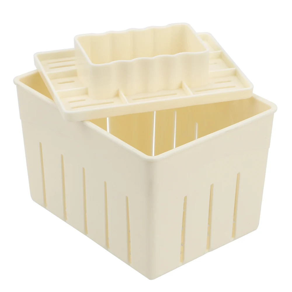 Homemade Plastic Tofu Press Mould Soybean Curd Tofu Making Mold Kitchen Cooking Tool Set Kitchen Gadgets DIY Tofu Mold
