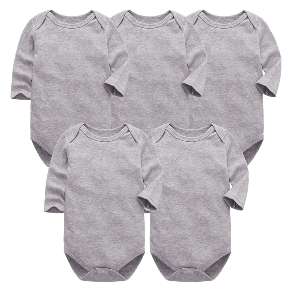 Bebê bodysuit para recém-nascidos, roupas masculinas pretas de manga longa para bebês de 0-24 meses