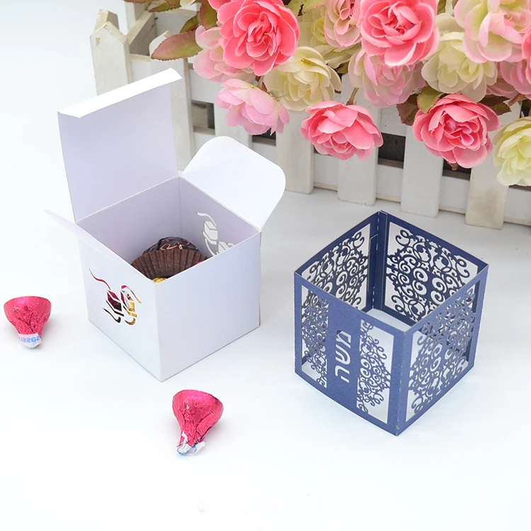 Personalized Tefillin Laser Cut Custom Hebrew Name Bar Mitvzah Cube Favors Box