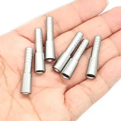 12 pezzi inserto in acciaio inossidabile adatto ID5.2mm OD 6.3/6.5/6.8/7.1mm frecce in carbonio albero per caccia tiro accessorio