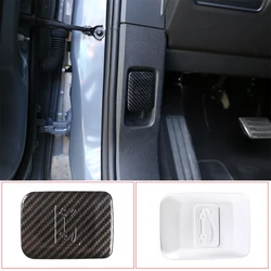 ABS Chrome Car Hood Switch Button Knob Panel Cover Trim Sticker For Land Rover Range Rover Evoque L551 2020 Interior Accessories