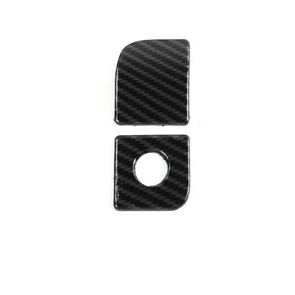 Carbon fiber Car Co-pilot Storage Box Handle Trim For Toyota 4Runner 2010-2020