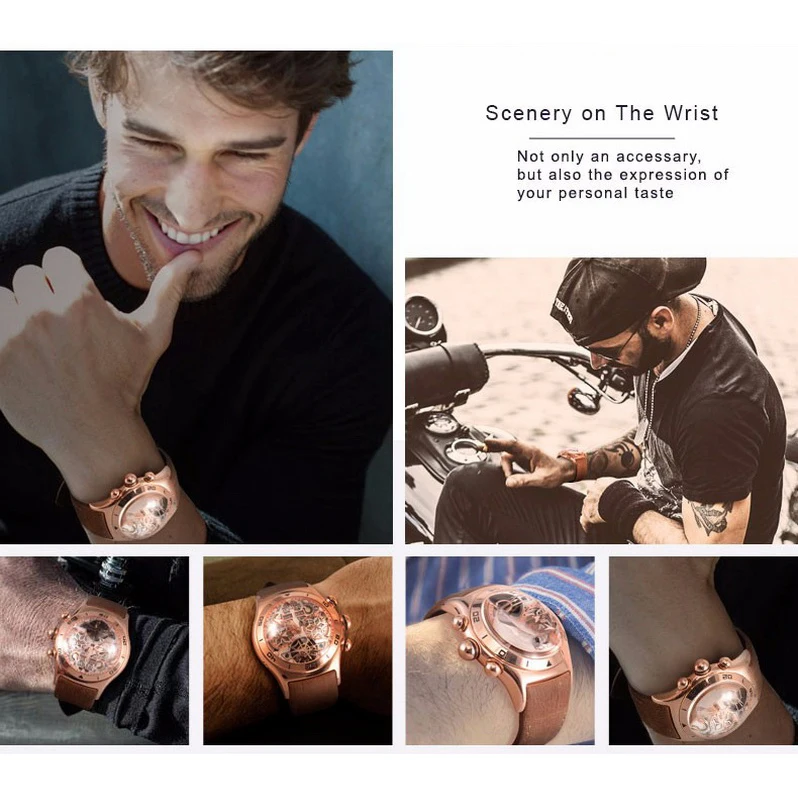Reef Tiger luxury watch for men,mens automatic mechanical watches man sport waterproof wristwatch fashion military clock montre