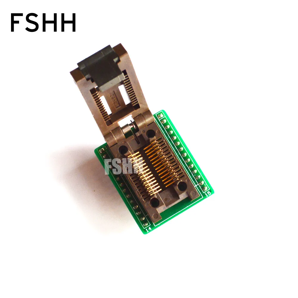300mil SOP28 مبرمج محول SOP28 إلى DIP28 اختبار المقبس SOIC28 FP-28-01 ic المقبس 1.27 مللي متر الملعب