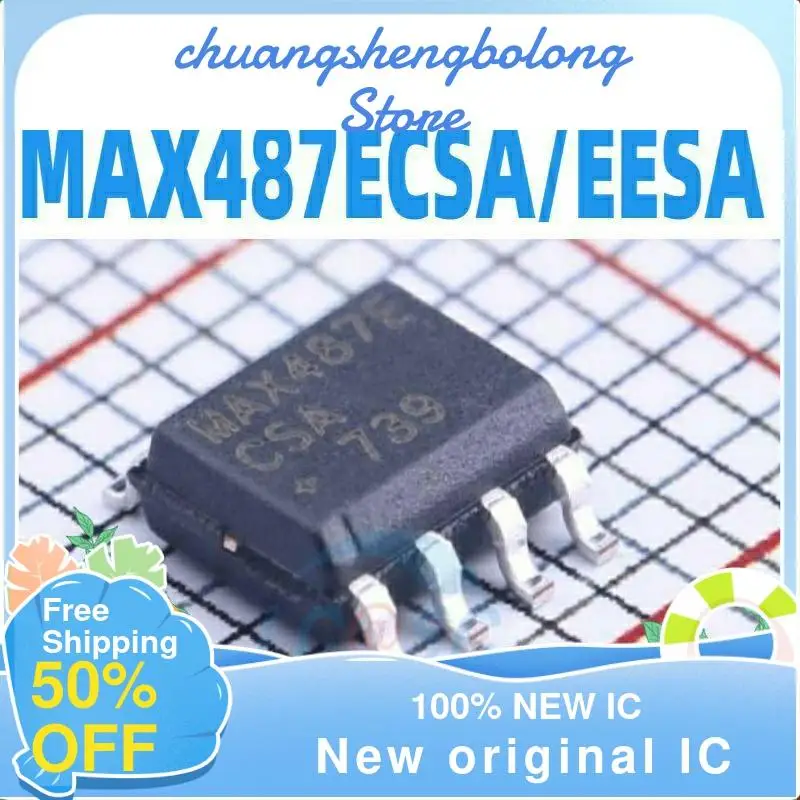 

10 шт. MAX487ECSA/MAX487EESA SOP8 новый оригинальный IC