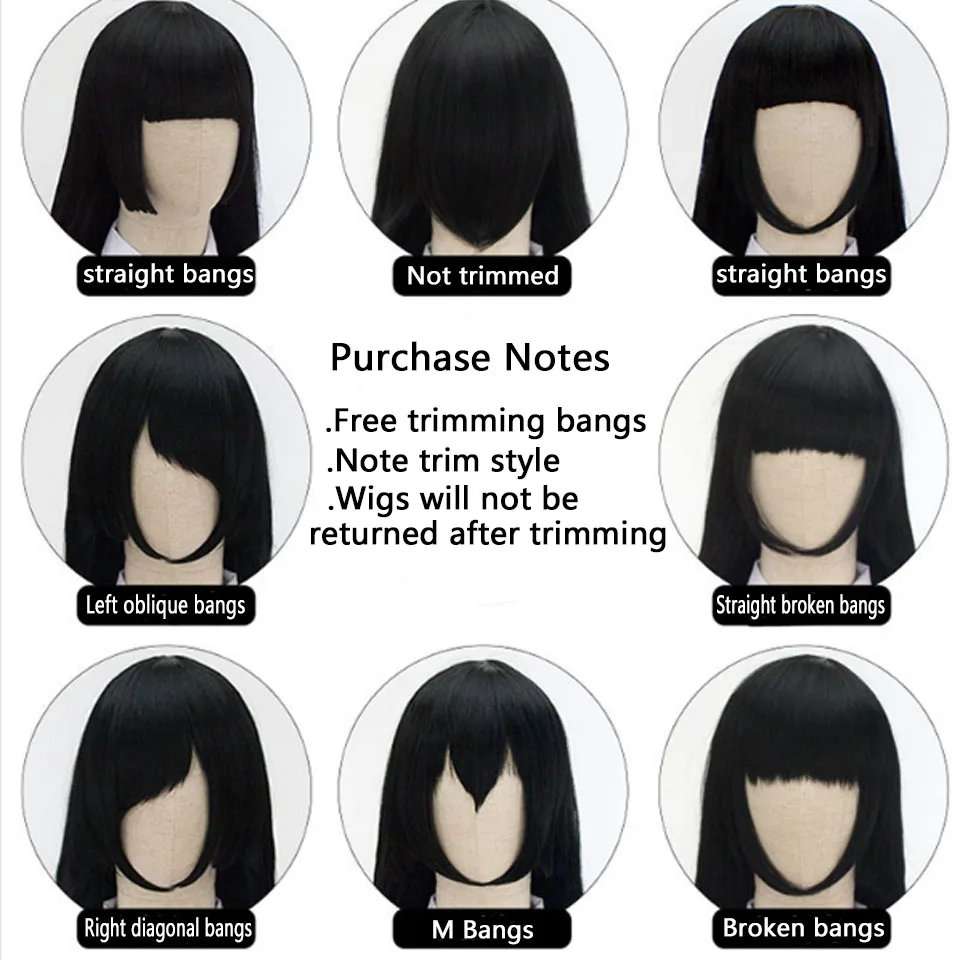 AOSI 100 cm lange gerade Cosplay-Haar-Synthetik-Perücke, Schwarz, Weiß, Rot, Rosa, Braun, Gold, Blau, Damen, hitzebeständig, Anime-Perücken – Detail 4
