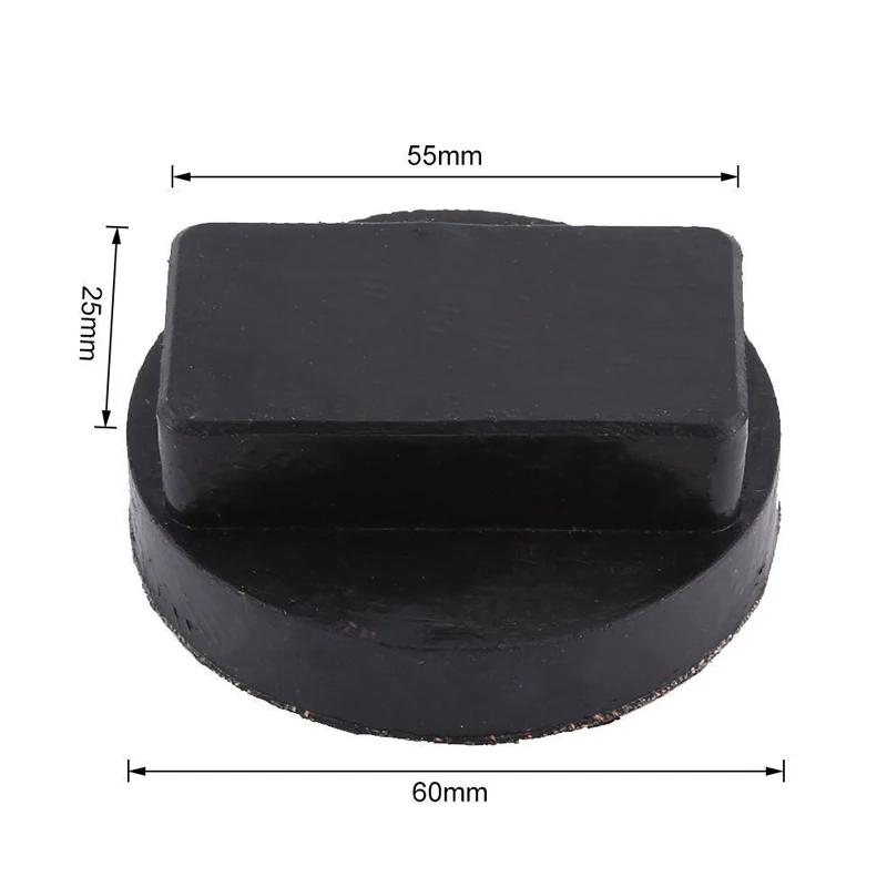 Car Jack Rubber Pad Car Slotted Lift Jack Stand Rubber Pads Floor Adapters Frame Rail Pinch Lifting Universal Repair Tools