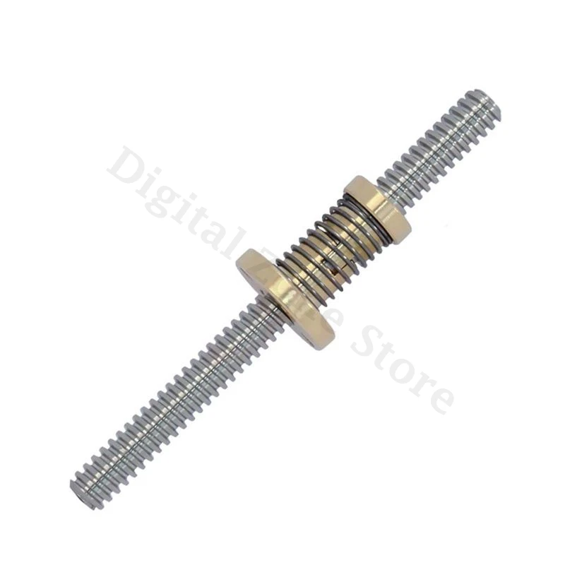 2 Pcs T Thread T8 Anti Backlash Spring Loaded Nut Elimination Gap Nut for 8mm Acme Thread Rod Leadscrews 3D Printer Parts