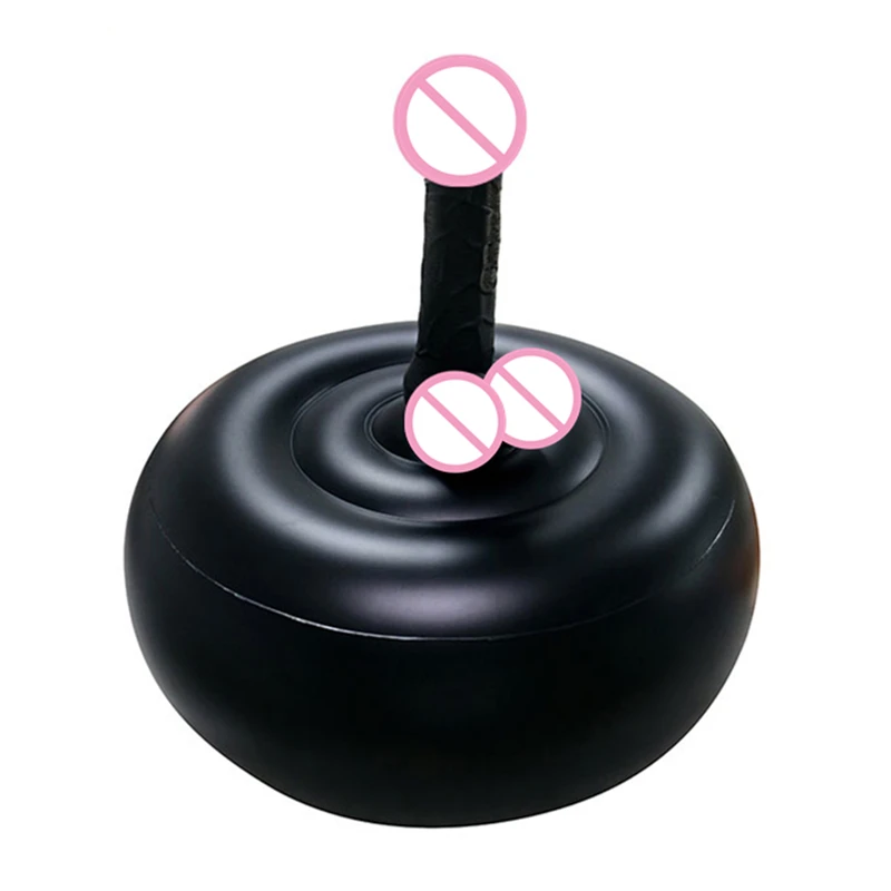 Female Masturbator! Inflatable Round Cushion Can Put In Dildo Easy To Store And Clean Sex Furniture Adult Games 3P Couples flirt