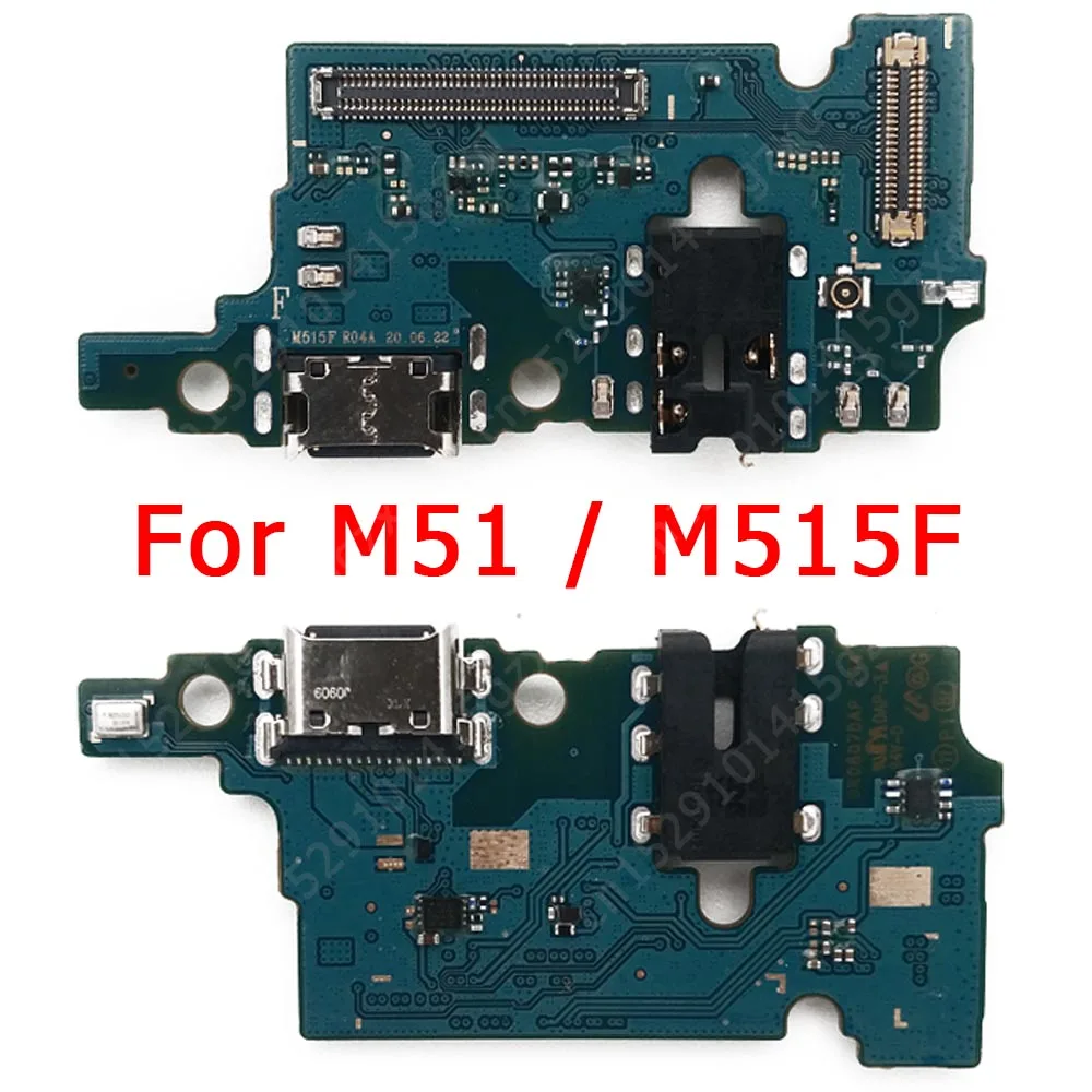 Charge Board for Samsung Galaxy M51 Charging Port For M515F USB Connector PCB Ribbon Dock Flex Replacement Spare Parts