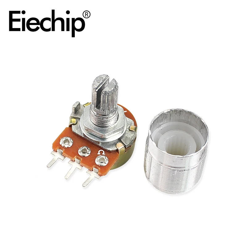 10pcs/Lot WH148 potentiometer knobs 15X17mm potentiometer cap 6mm Shaft Hole ,high quality Alloy knob for encoder audio switch