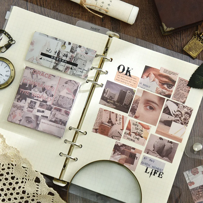 60 Sheets Pack Scrapbooking Paper Pad for DIY Crafting