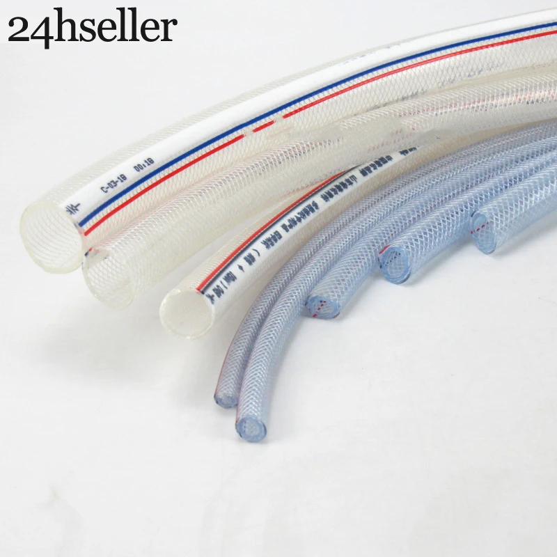 PVC Fiber Reinforced Flexible Oxygen Tube Hose Pipe Garden Irrigation Soft Hose Tap Water Hose Home Wash Hose pipe