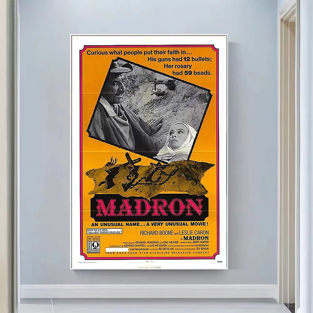 

V0991 Madron Vintage Classic Movie Wall Silk Cloth HD Poster Art Home Decoration Gift