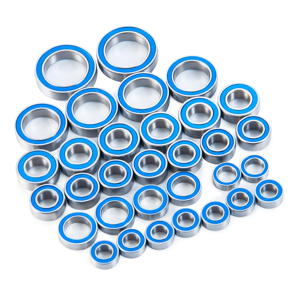 AXSPEED 32Pcs Wheel Hub Sealed Bearing Kit for Redcat Gen8 1/10 RC Crawler Car Truck Accessories Upgrade Parts