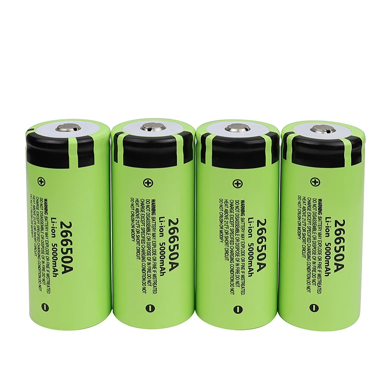 GTF 100% Original 3.7V 5000mAh Battery For Panasonic 26650A High Capacity 26650 Li-ion Rechargeable Batteries Top button