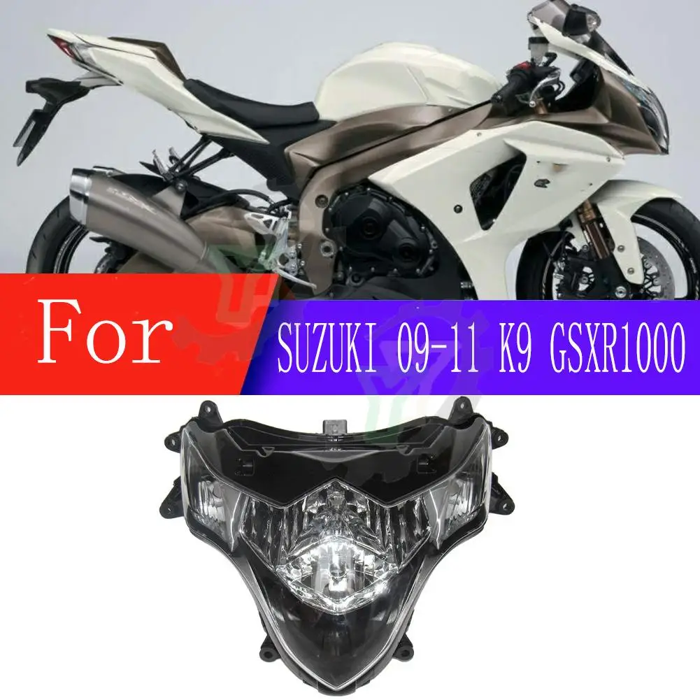 GSX-R Motorcycle Accessories Front Headlight Headlamp Head Light Lighting Lamp For SUZUKI 2009 2010 2011 K9 GSXR1000/GSXR 1000