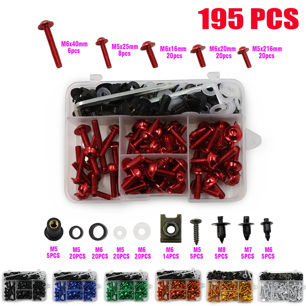 For BENELLI TNT 125 135 TNT125 TNT135 BJ 500 BN 600i 302 251 Full Fairing Bolts Kit Bodywork Screws Nut For Motorcycle 7 Colors